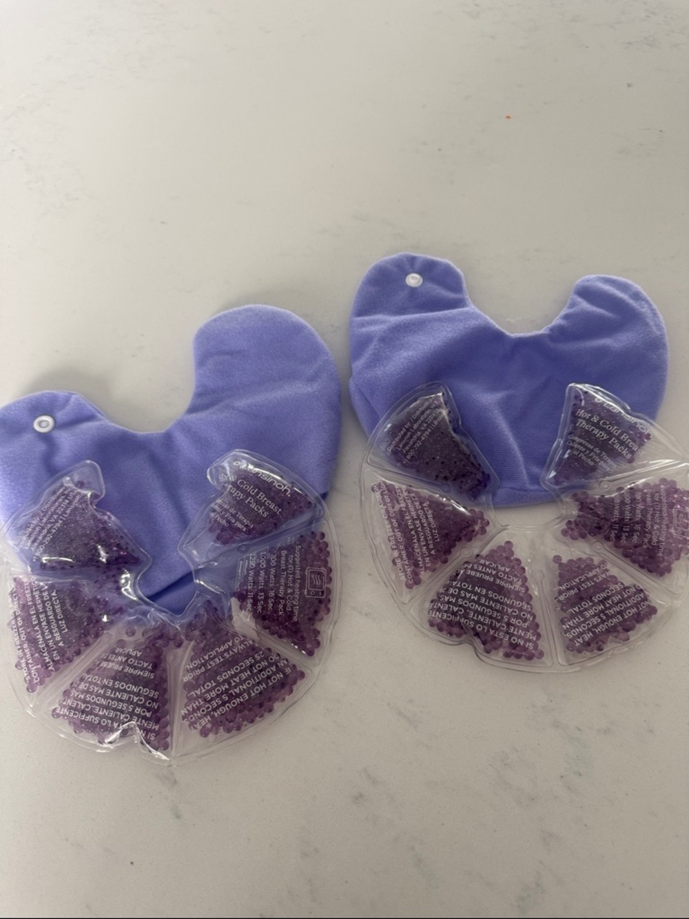 Lansinoh Purple Gel Breast Therapy Packs - Pair